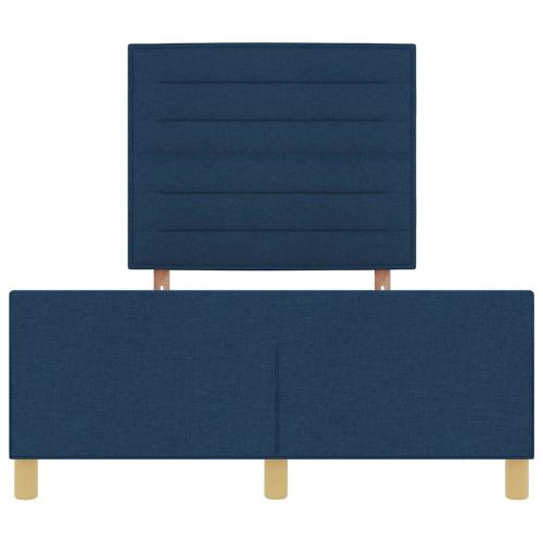 Рамка за легло с таблото Синьо 140 x 190 cm текстил