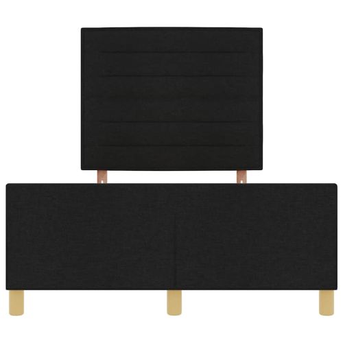 Рамка за легло с таблото Черно 140 x 200 cm текстил