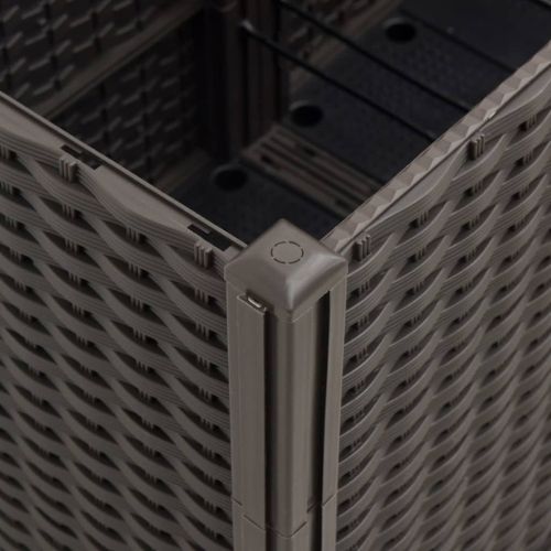 Градински сандък, кафяв, 160x120x53 см, PP