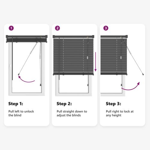 Венецианска щора Регулирума Сребристо сиво 150 x 120 cm ПВЦ