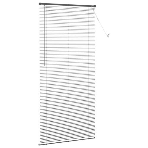Венецианска щора Сребристо сиво 213 x 80 см 25 mm ПВЦ