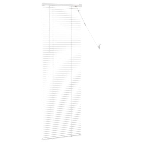 Венецианска щора Бял 150 x 50 cm ПВЦ