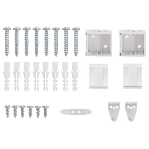 Венецианска щора Бял 150 x 50 cm ПВЦ