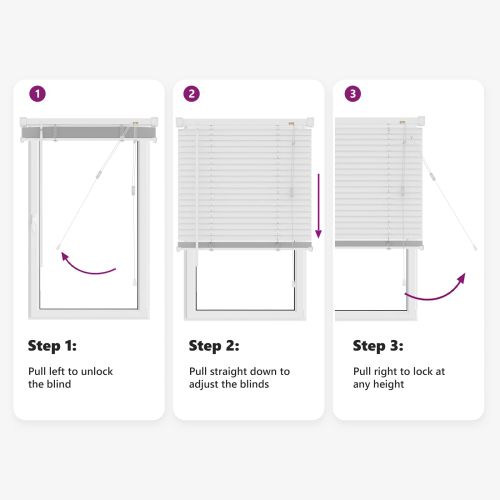 Венецианска щора Бял 150 x 50 cm ПВЦ