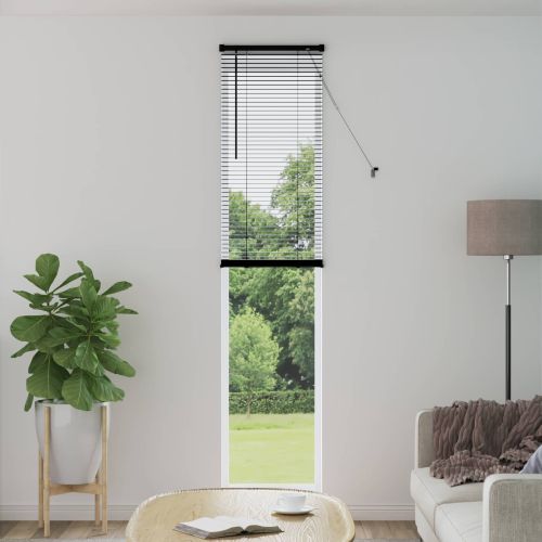 Венецианска щора Регулирума Черен 213 x 40 см ПВЦ