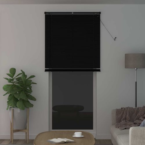 Венецианска щора Черен 213 x 80 см 25 mm ПВЦ