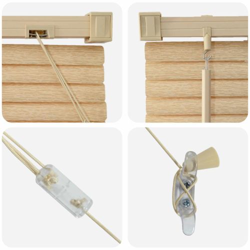 Венецианска щора Светло кафяво с шарка 150 x 70 cm ПВЦ