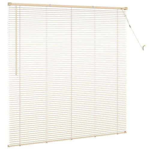 Венецианска щора Светло кафяво с шарка 150 x 160 cm ПВЦ