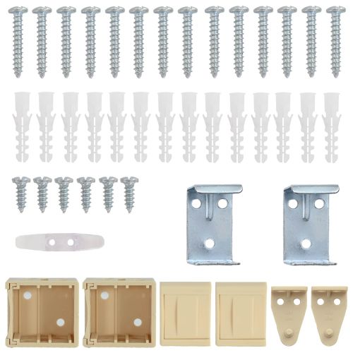 Венецианска щора Светло кафяво с шарка 150 x 160 cm ПВЦ