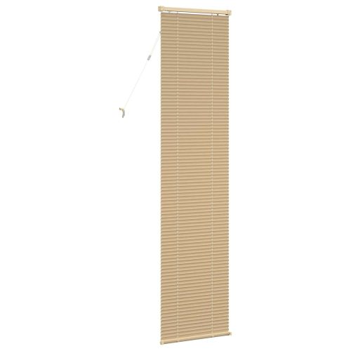 Венецианска щора Светло кафяво с шарка 213 x 60 см 25 mm ПВЦ