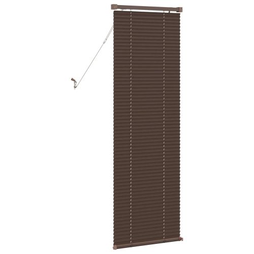 Венецианска щора Тъмно кафяво с шарка 150 x 60 см 25 mm ПВЦ