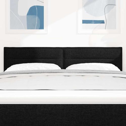 Облегалка за глава Черен 144 см текстил