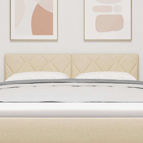 Облегалка за глава Крем 160 cm текстил