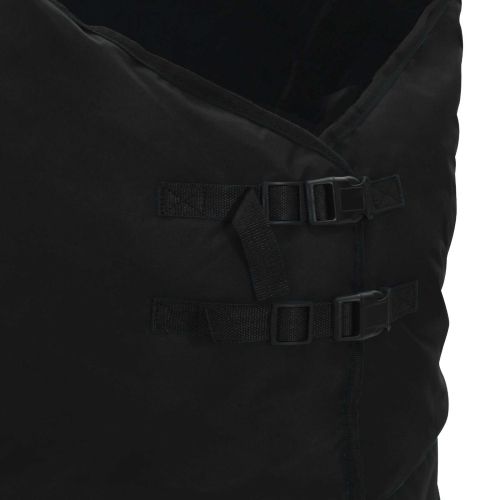 Конско одеяло Тъмен зелен и черен 75 cm Полиестер