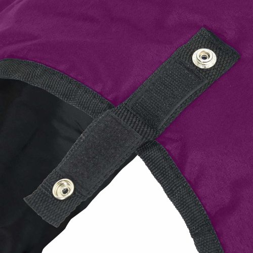 Конско одеяло Тъмен зелен и черен 165 cm Полиестер