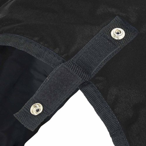 Конско одеяло Тъмен зелен и черен 105 cm Полиестер