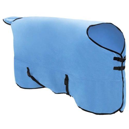 Конско одеяло Пълно аквамариново Полиестер