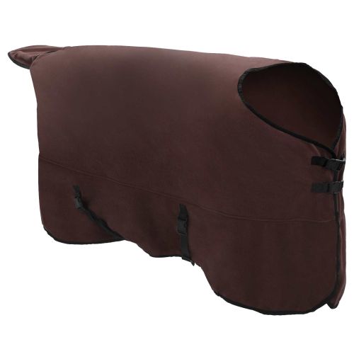 Конско одеяло Пълно тъмно кафяво Полиестер