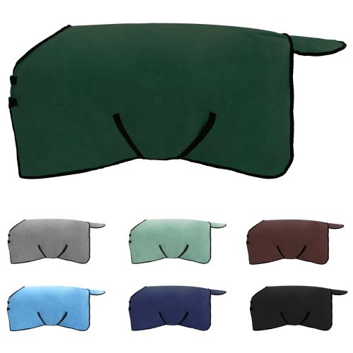 Конско одеяло Пълно тъмно зелено Полиестер