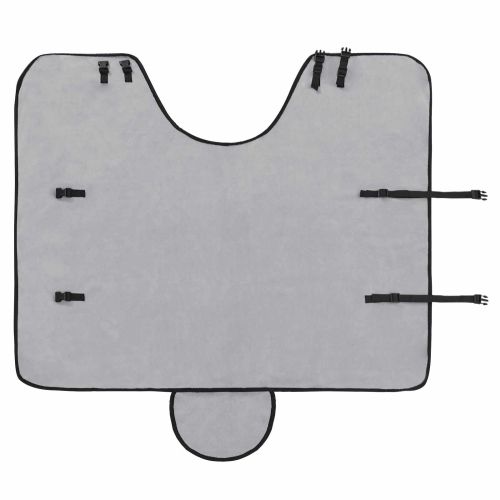 Конско одеяло Пълно светло сиво и розово Полиестер