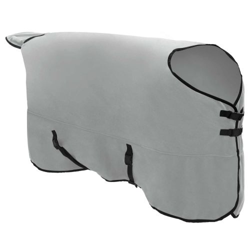 Конско одеяло Пълно светло сиво и розово Полиестер