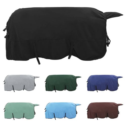 Конско одеяло Черно Полиестер