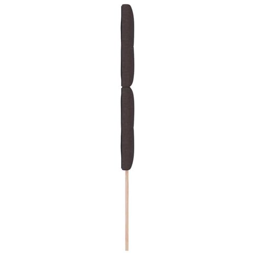 Табла за легло с регулируема височина Тъмен кафяв 80 cm текстил