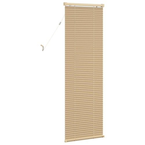 Венецианска щора Светло кафяво с шарка 150 x 50 cm 25 mm ПВЦ