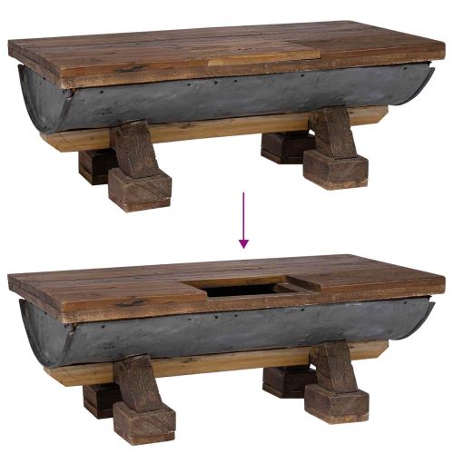 Масичка за кафе Естествен 90 x 50 x 35 cm Дърво