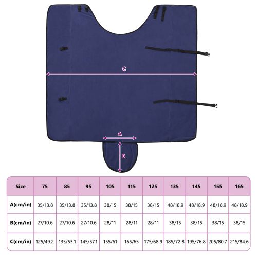 Конско одеяло Морски син 125 cm Полиестер