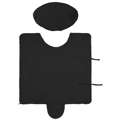 Конско одеяло Черно Полиестер