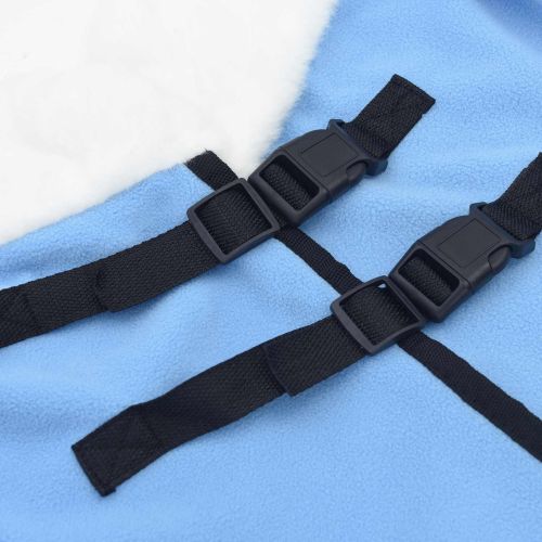 Конско одеяло Пълно аквамариново 85 cm Полар флийс