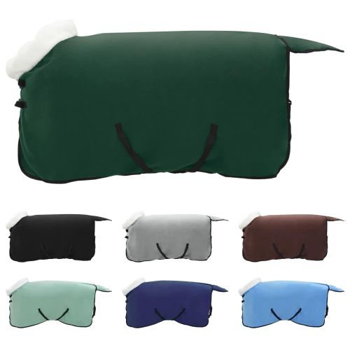 Конско одеяло Пълно тъмно зелено 95 cm Полар флийс