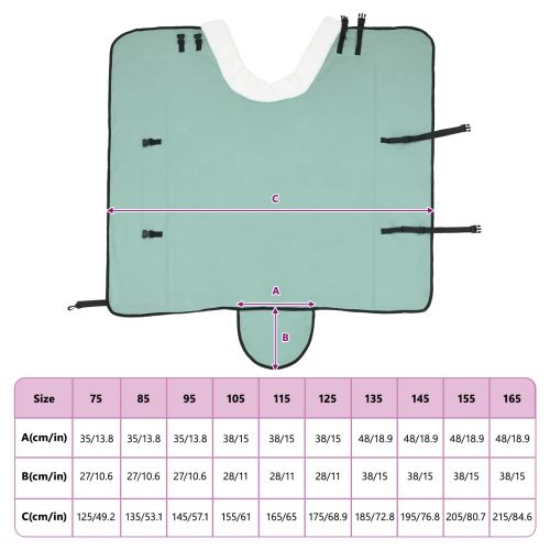 Конско одеяло Пълно тъмно зелено 165 cm Полар флийс