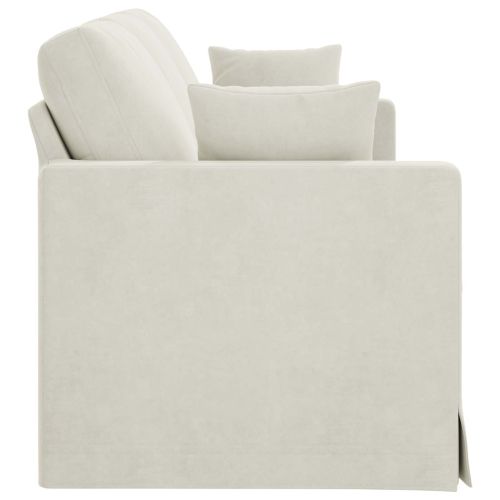 Диван Крем 198 x 78 x 80 см Кадифе