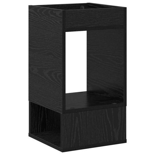 Крайна масичка 2 pcs Черния дъб 30 x 30 x 56 см Инженерно дърво