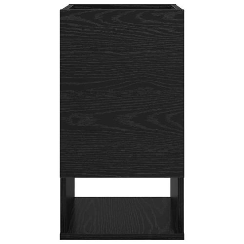 Крайна масичка 2 pcs Черния дъб 30 x 30 x 56 см Инженерно дърво