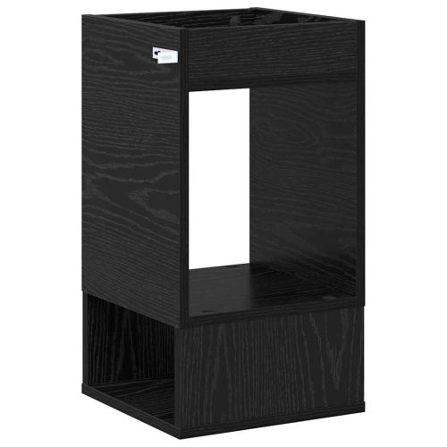 Крайна масичка 2 pcs Черния дъб 30 x 30 x 56 см Инженерно дърво