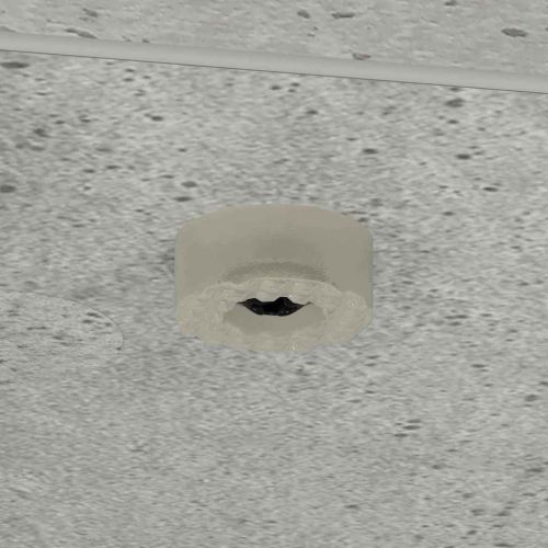 Крайна масичка 2 pcs Циментено сиво 30 x 30 x 56 см