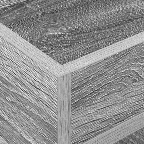 Крайна масичка Сив Сонома 30 x 30 x 56 см Инженерно дърво