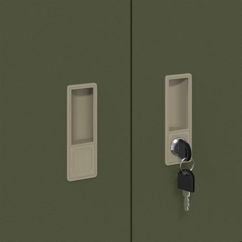 Шкаф за съхранение Маслинено зелено 90 x 40 x 40 см Стомана