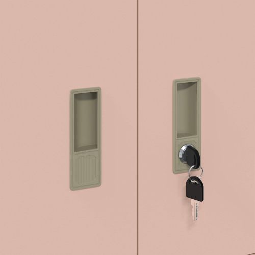 Шкаф за съхранение Розово 60 x 40 x 40 см Стомана