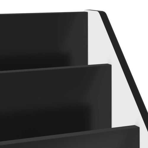 Детска рафт за книги Черно 72,5 x 29,5 x 69 см Инженерно дърво