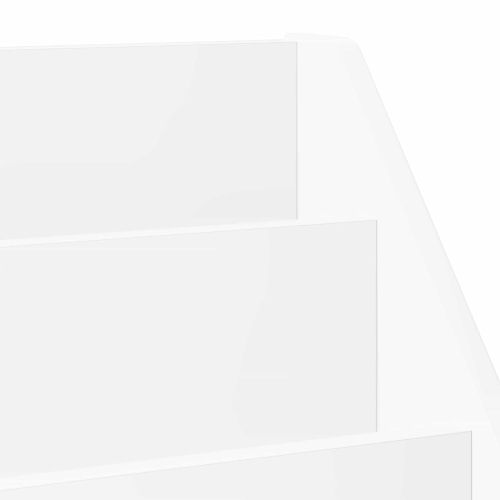 Детска рафт за книги Бяло 60 x 29,5 x 69 см Инженерно дърво