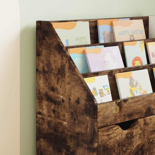 Детска рафт за книги с чекмедже Димян дъб 60 x 29,5 x 69 см