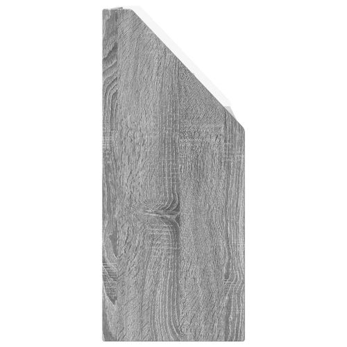 Детска рафт за книги с чекмедже Сив Сонома 60 x 29,5 x 69 см