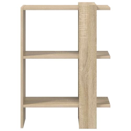 Рафт за книги 2 нива 52 x 25 x 71,5 см Инженерна дървесина
