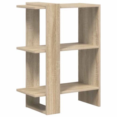 Рафт за книги 2 нива 52 x 25 x 71,5 см Инженерна дървесина