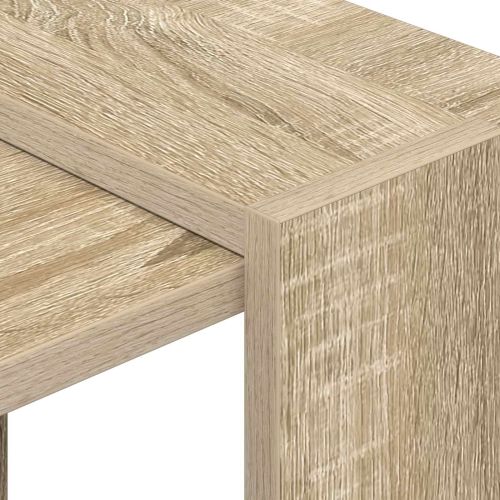 Рафт за книги 2 нива 52 x 25 x 71,5 см Инженерна дървесина