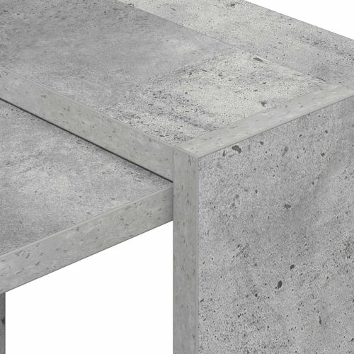 Рафт за книги Циментено сиво 52 x 25 x 71,5 см Инженерно дърво